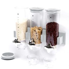 Wall Mounted Triple Cereal Dispenser