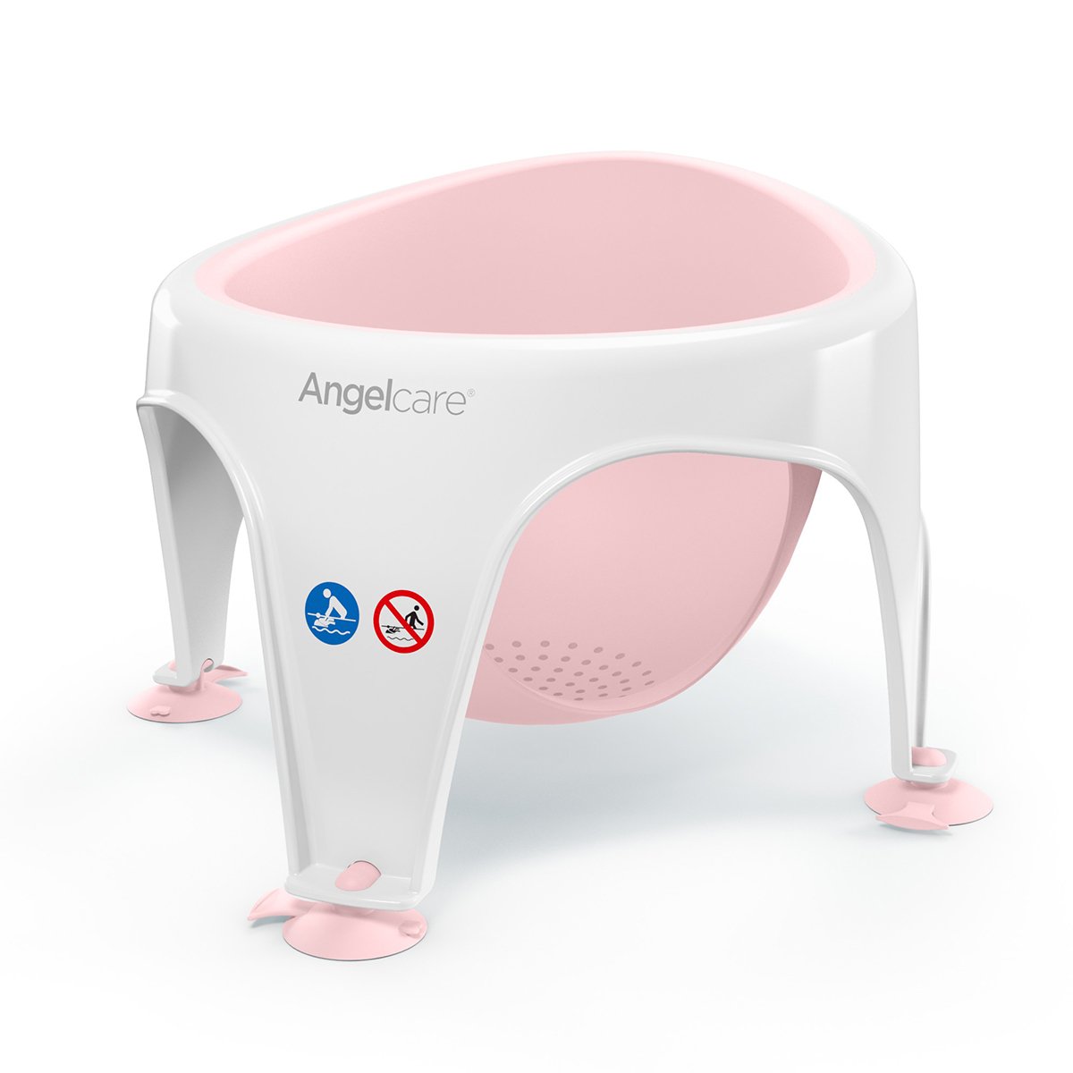 Angelcare AC587 Baby Bath Soft Touch Ring Seat - Pink 2