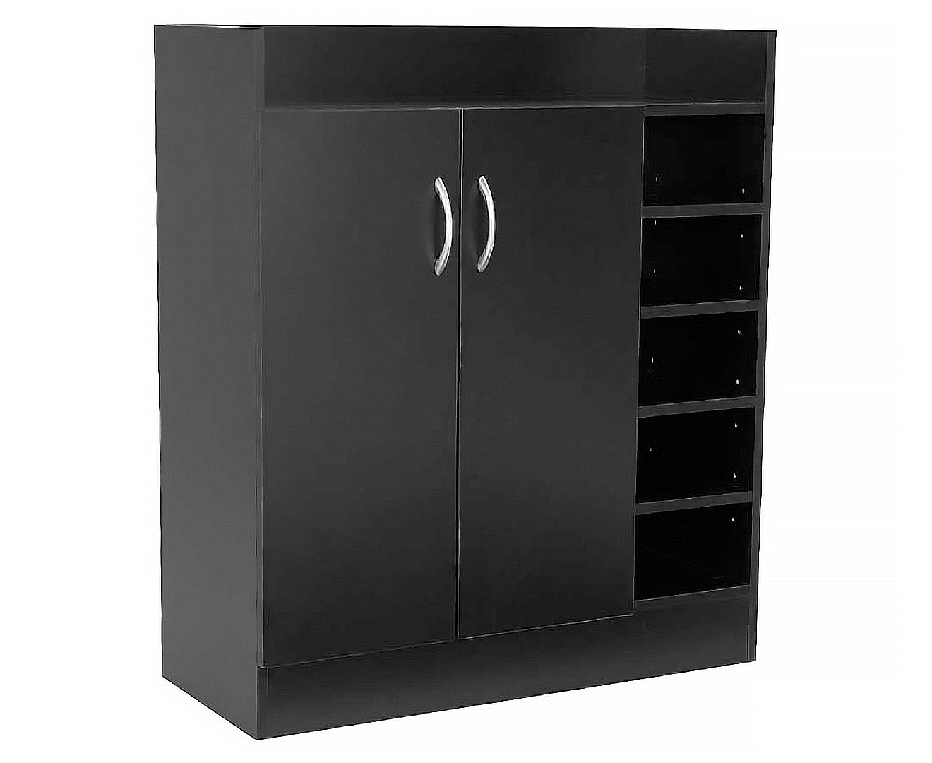 21 Pairs Shoe Cabinet Rack Storage Organiser - 80 x 30 x 90cm - Black 1 21 Pairs Shoe Cabinet Rack Storage Organiser - 80 x 30 x 90cm - Black