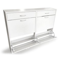 Shoe Cabinet Organizer Storage Rack 1200 x 240 x 920 - White