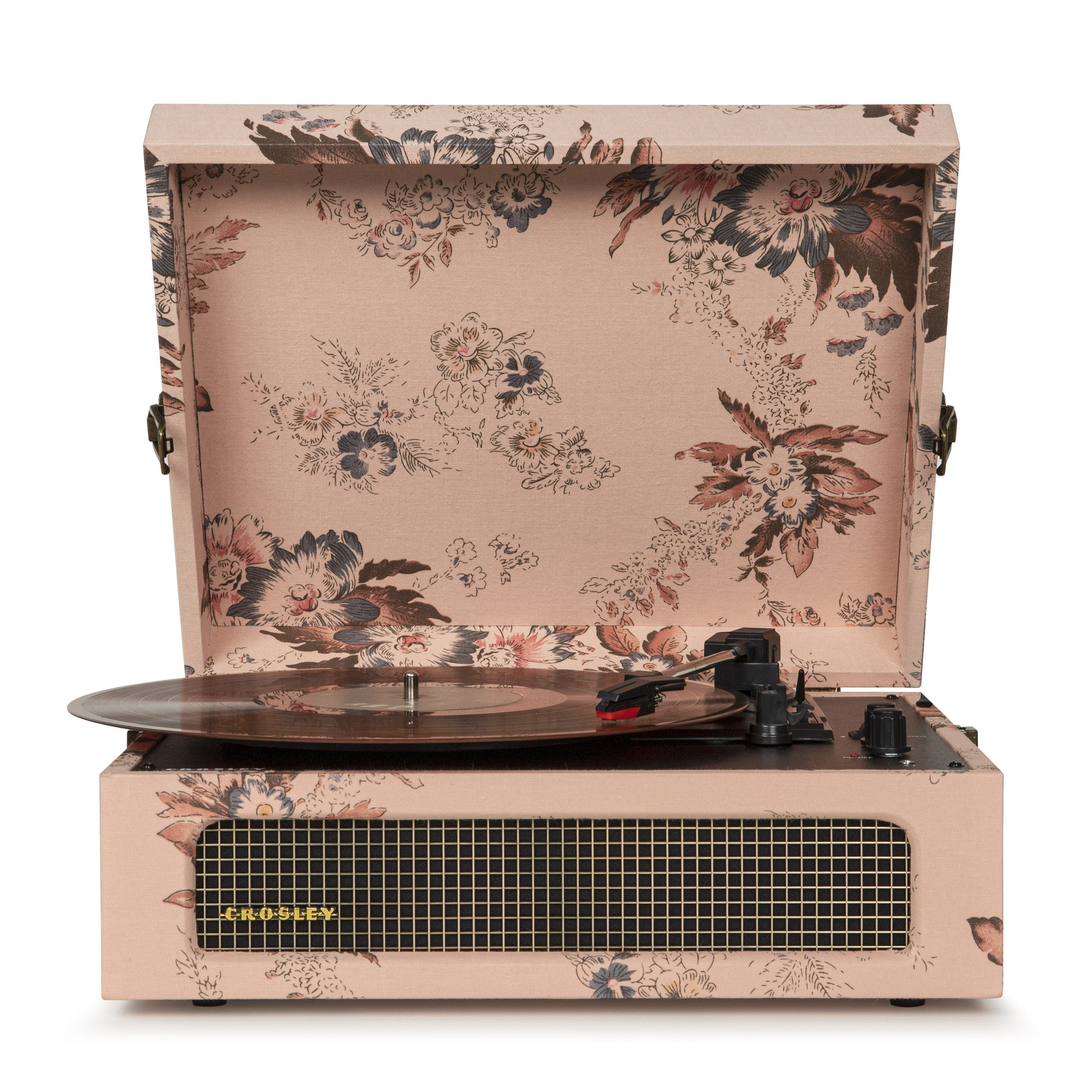 Crosley Voyager Floral - Bluetooth Portable Turntable 1