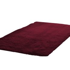New Designer Shaggy Floor Confetti Rug Burgundy 160x230cm