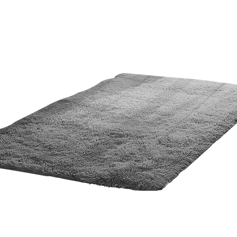 New Designer Shaggy Floor Confetti Rug Grey 200x230cm 1