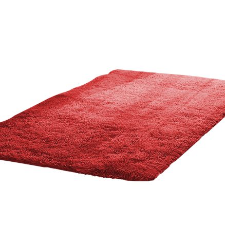 New Designer Shaggy Floor Confetti Rug Red 120x160cm 1