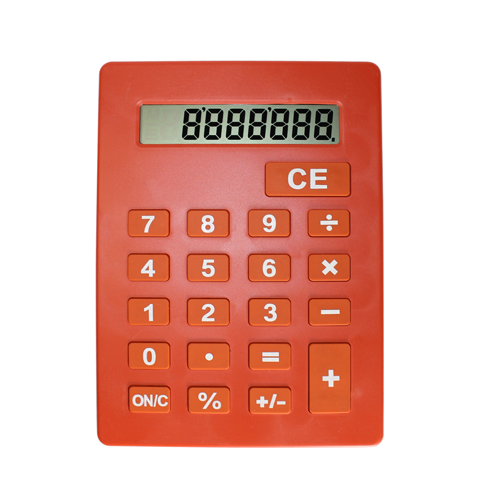 Jumbo Calculator Large Size Display Orange 1