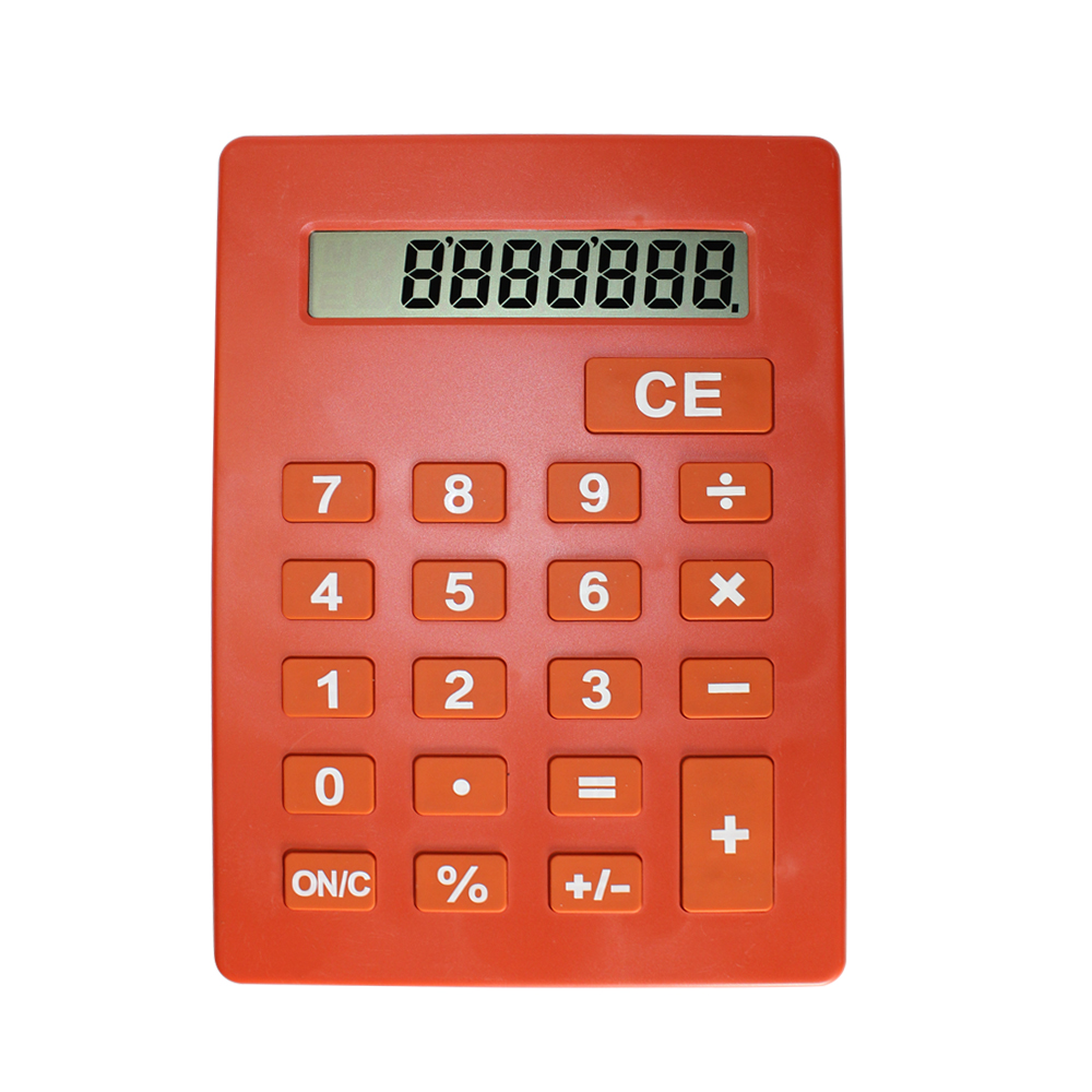 Jumbo Calculator Large Size Display Orange 1 Jumbo Calculator Large Size Display Orange