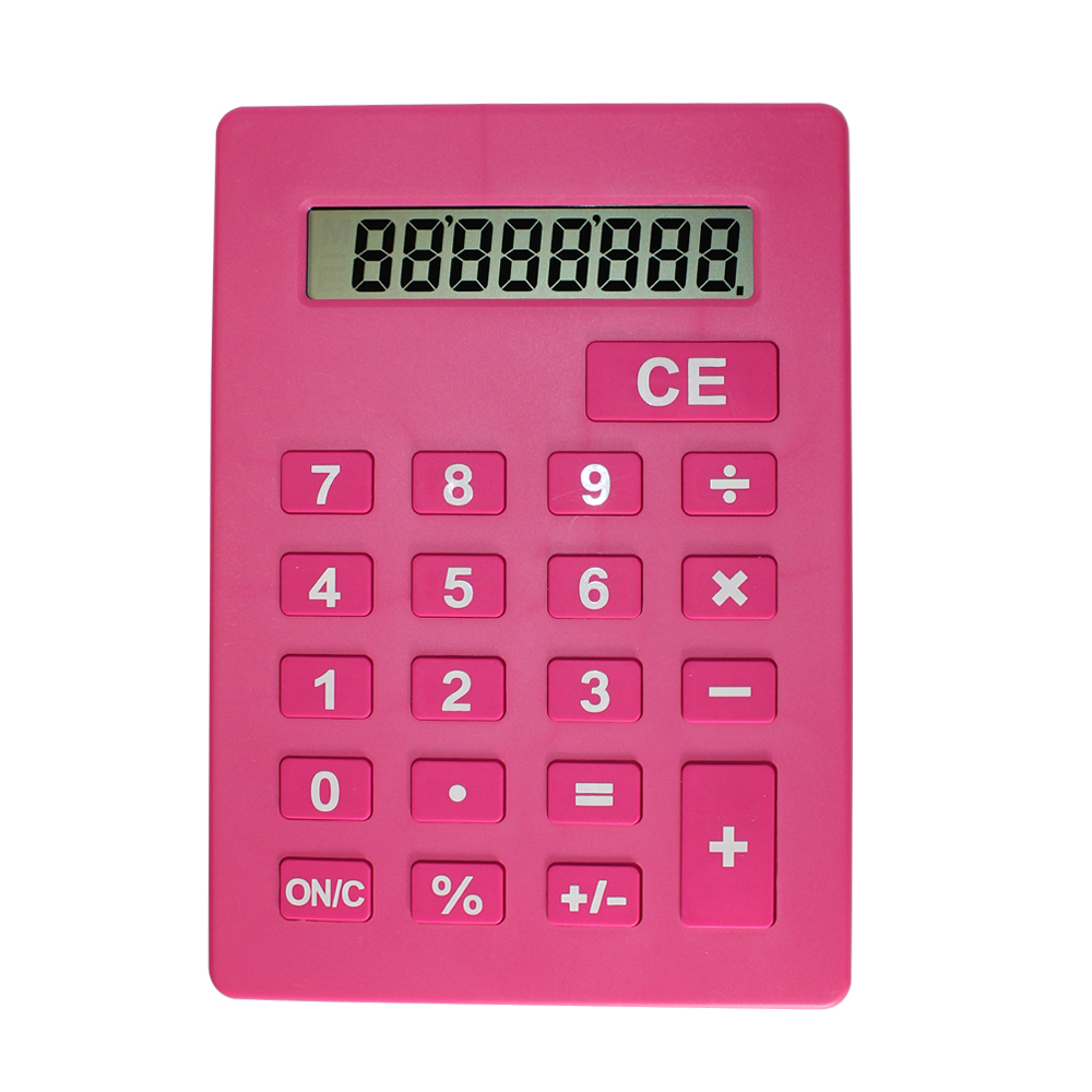 Jumbo Calculator Large Size Display Pink 1