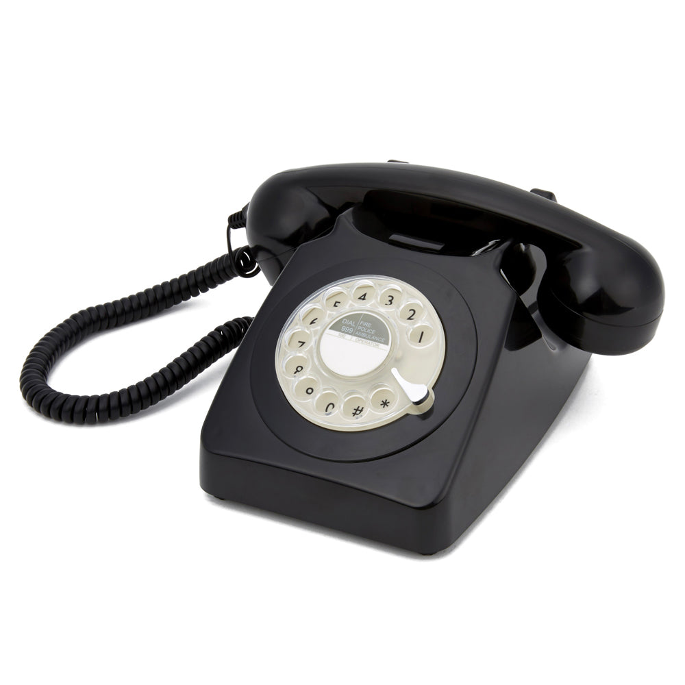 GPO 746 ROTARY TELEPHONE - BLACK 2