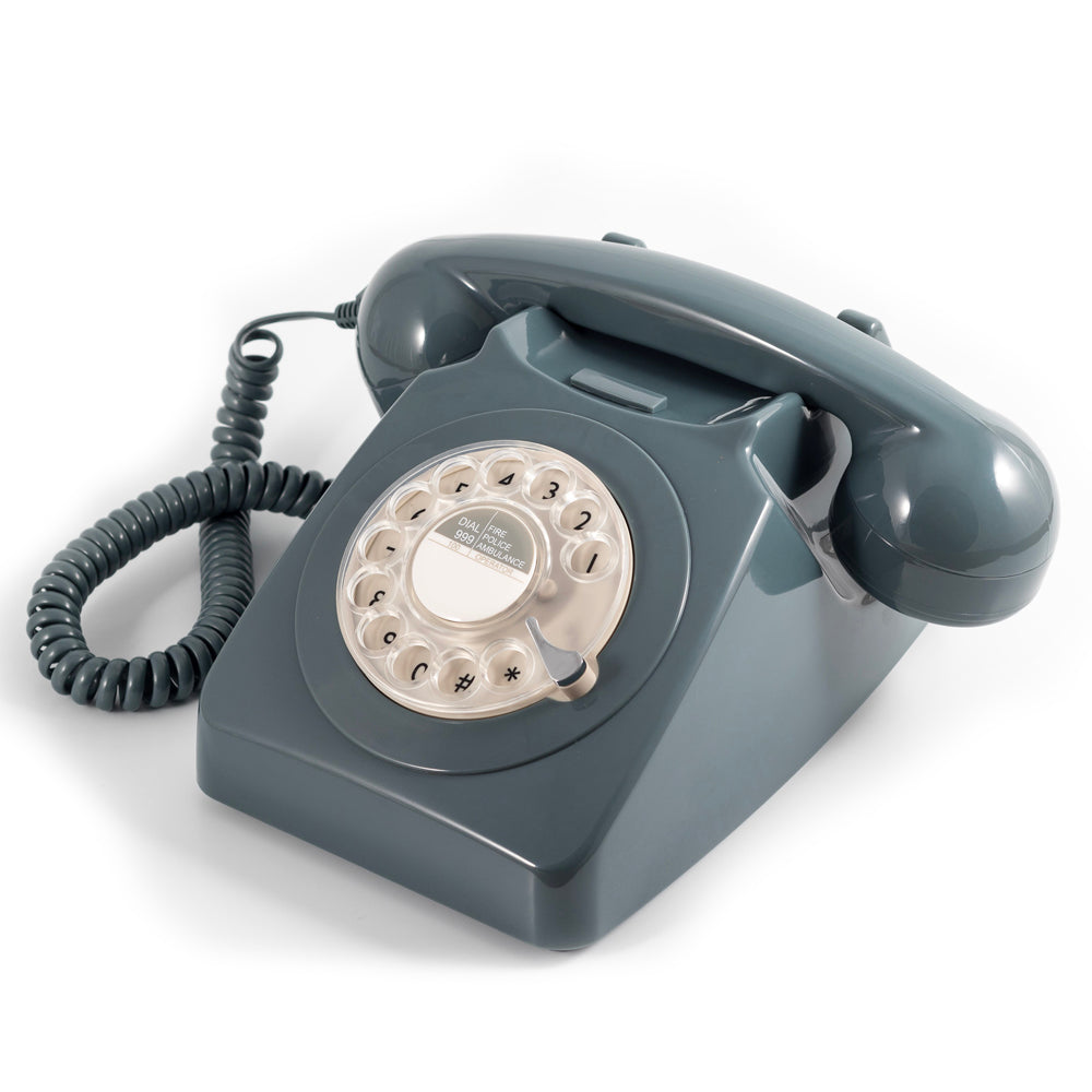 GPO 746 ROTARY TELEPHONE - GREY 1 GPO 746 ROTARY TELEPHONE - GREY