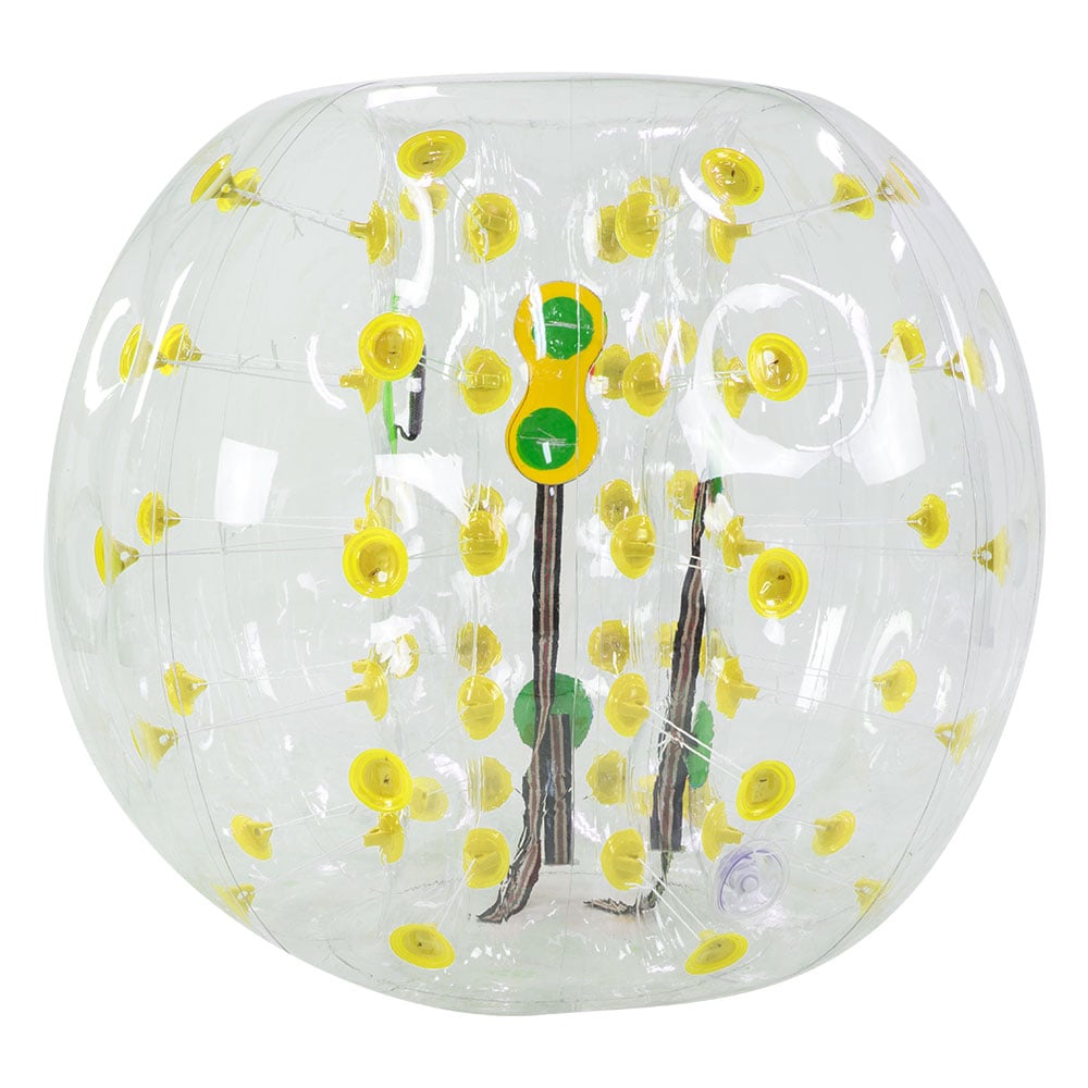 1.2m Inflatable Bumper Ball Body Bubble Outdoor Transparent - Yellow 1