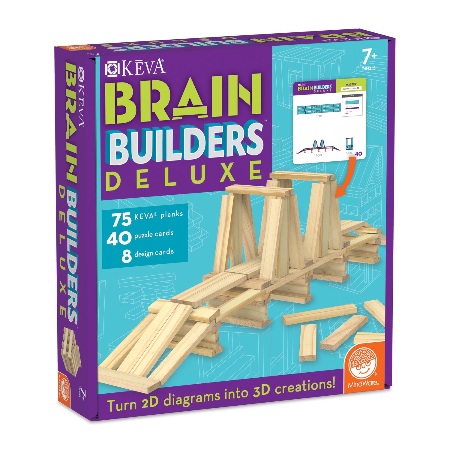 KEVA: Brain Builders Deluxe Planks 1