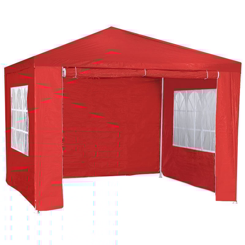 3x3m Wallaroo Outdoor Party Wedding Event Gazebo Tent - Red 1