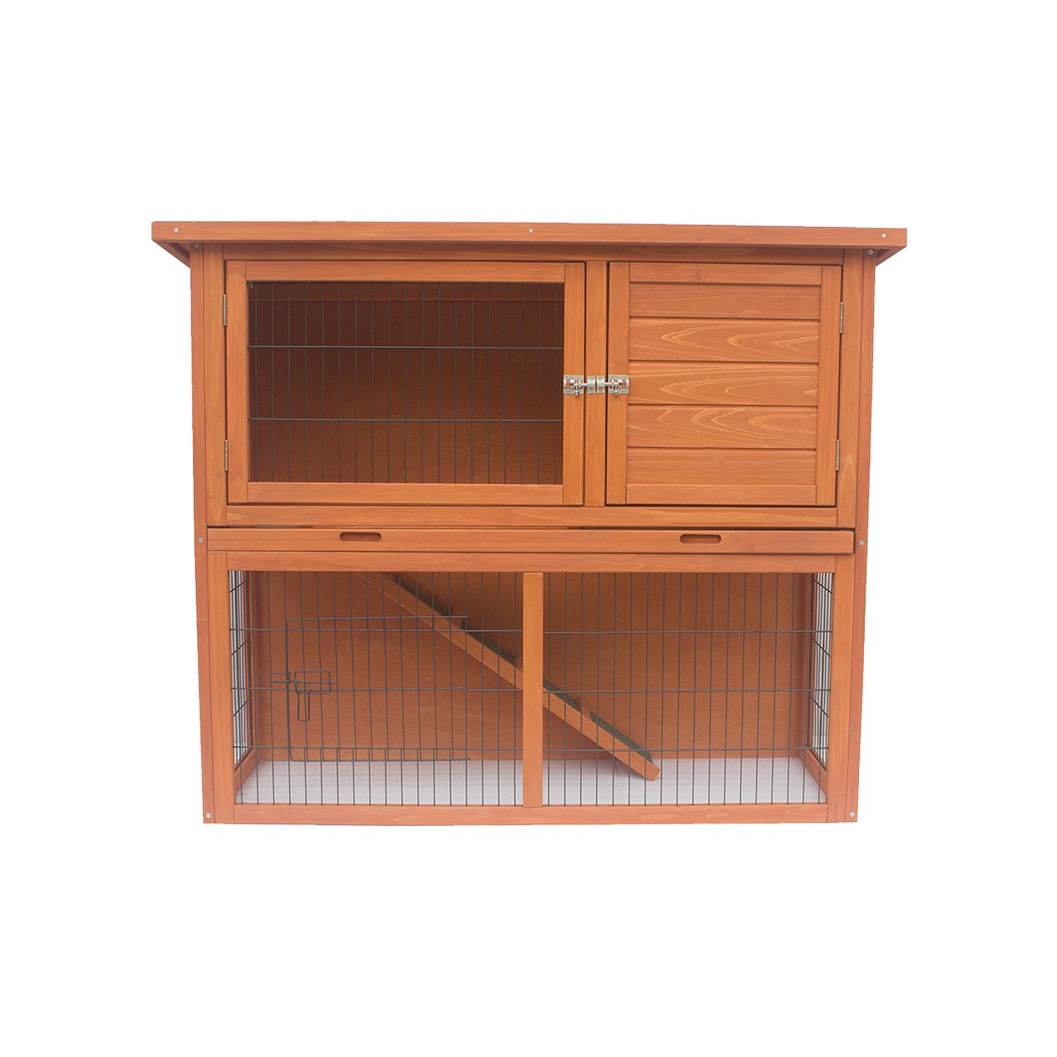 Little Buddies 2-Storey Wooden Pet Rabbit Hutch 1 Little Buddies 2-Storey Wooden Pet Rabbit Hutch