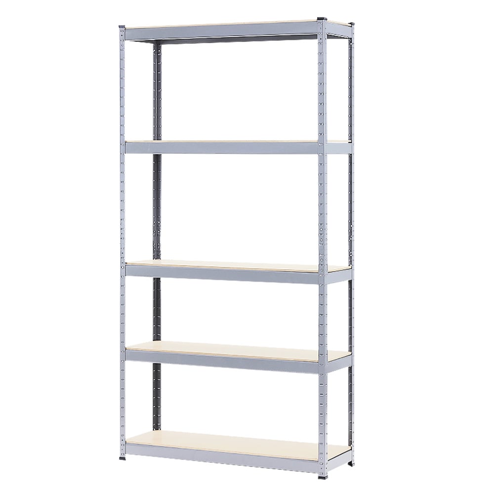 5 Shelf Storage Rack - Galvanized Steel 180x90cm 1