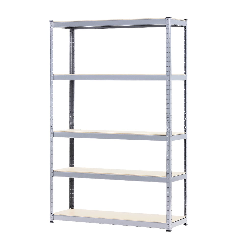 5 Shelf Storage Rack Galvanized Steel - 180x120cm 1 5 Shelf Storage Rack Galvanized Steel - 180x120cm