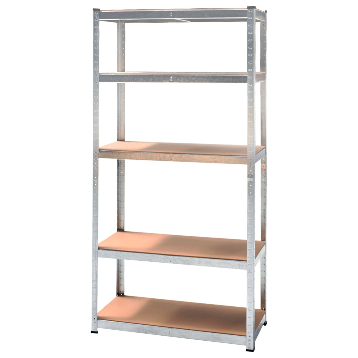 5 Shelf Adjustable Storage Rack Work Table Galvanized Steel 180x90cm 1