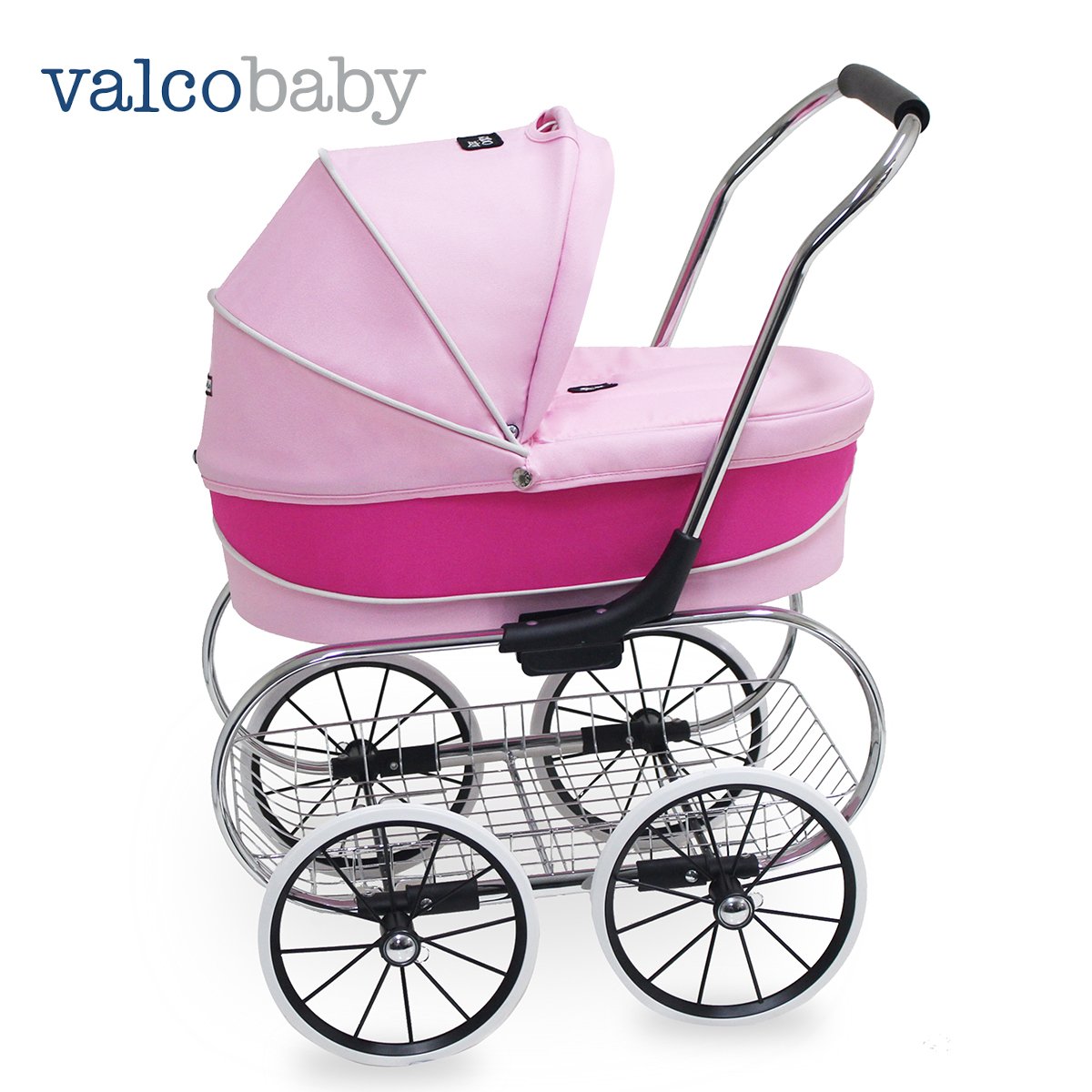 Valco Baby Princess Doll Stroller - Hot Pink 2
