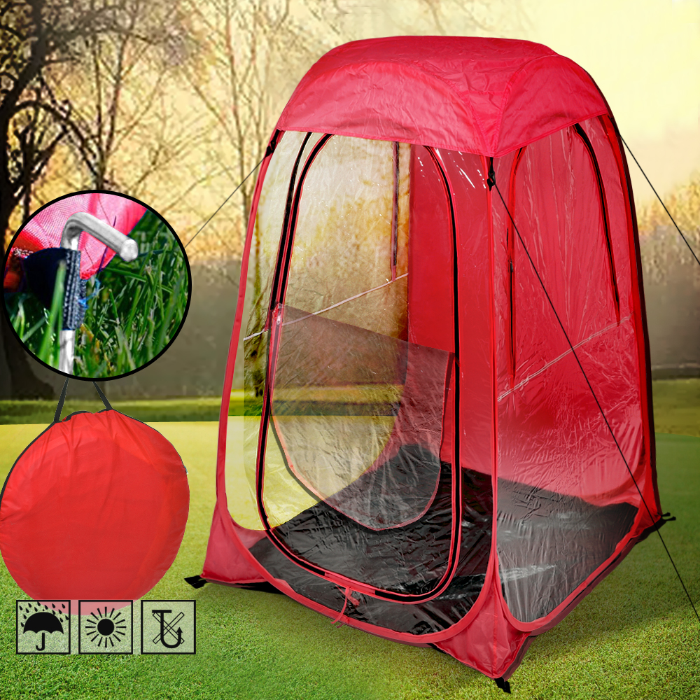 Pop Up Sports Camping Festival Fishing Garden Tent Red 1