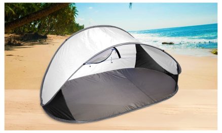 Pop Up Grey Camping Tent Beach Portable Hiking Sun Shade Shelter 1