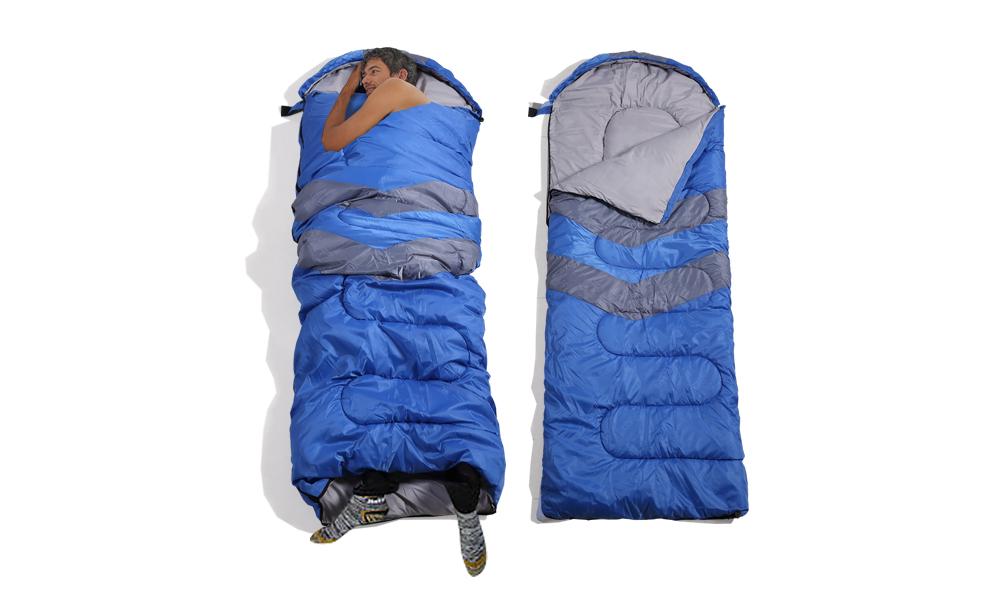 Micro Compact Design Thermal Sleeping Bag Blue 1 Micro Compact Design Thermal Sleeping Bag Blue