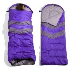 Micro Compact Design Thermal Sleeping Bag Purple