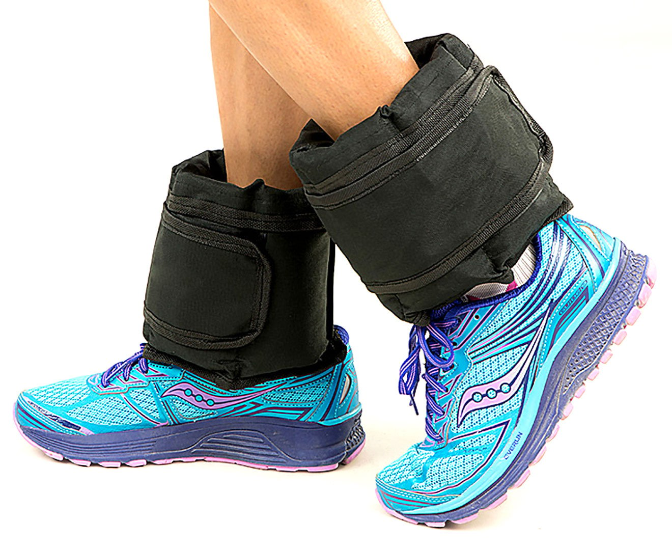 2x 2.5kg Adjustable Ankle Exercise Running Weights 1