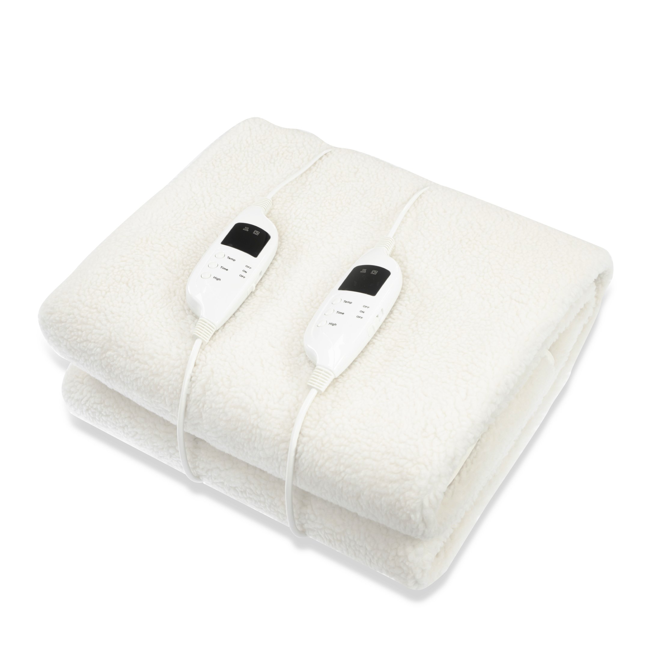 Laura Hill Heated Electric Blanket Fitted Fleece Underlay Throw - Double 2