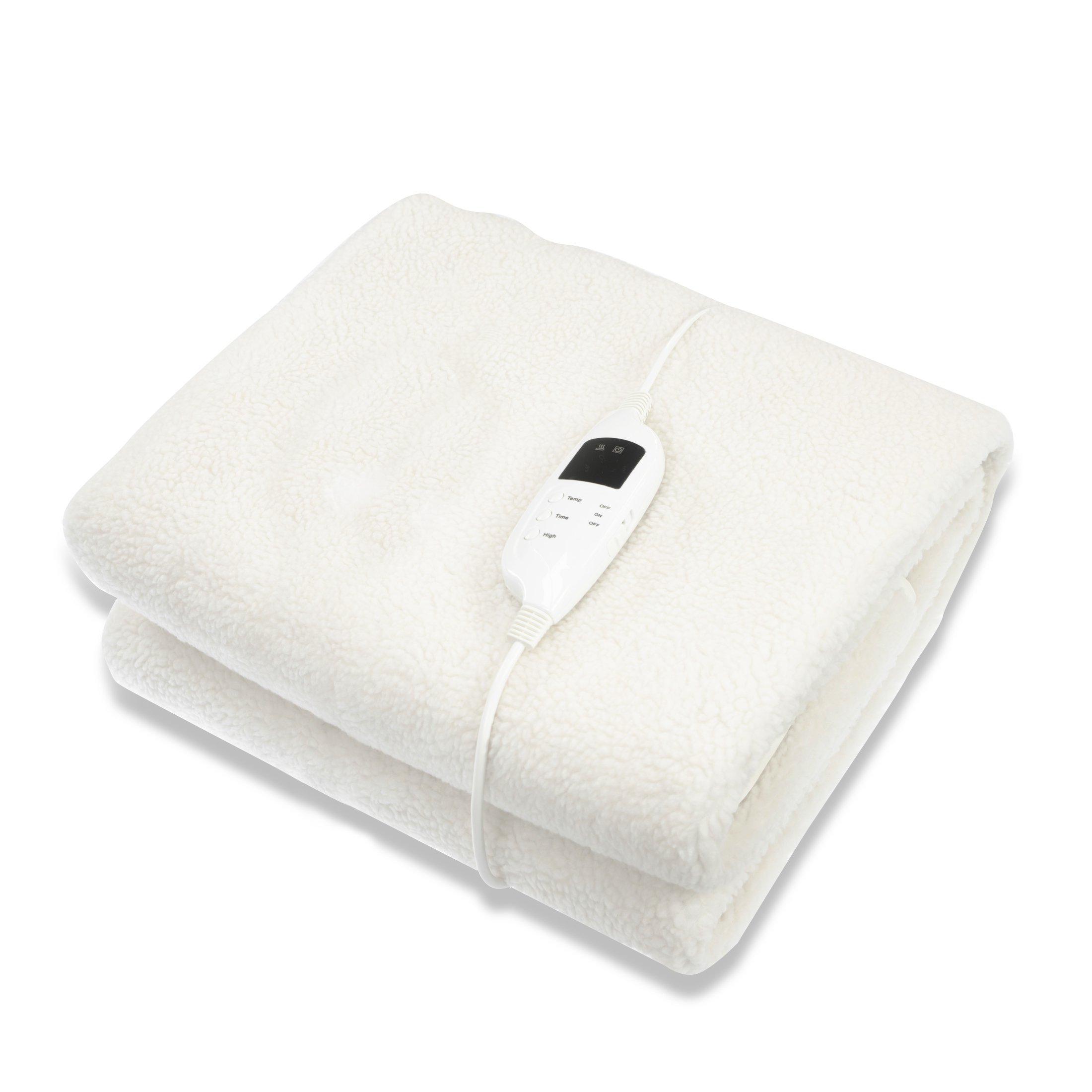 Laura Hill Heated Electric Blanket Fitted Fleece Underlay Throw Single 1