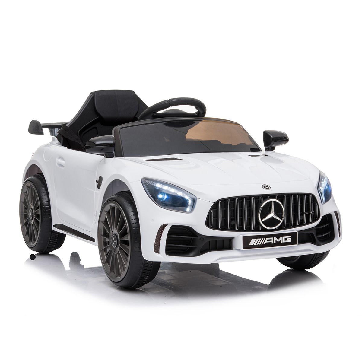 Mercedes Benz Licensed Kids Electric Ride On Car Remote Control White 1