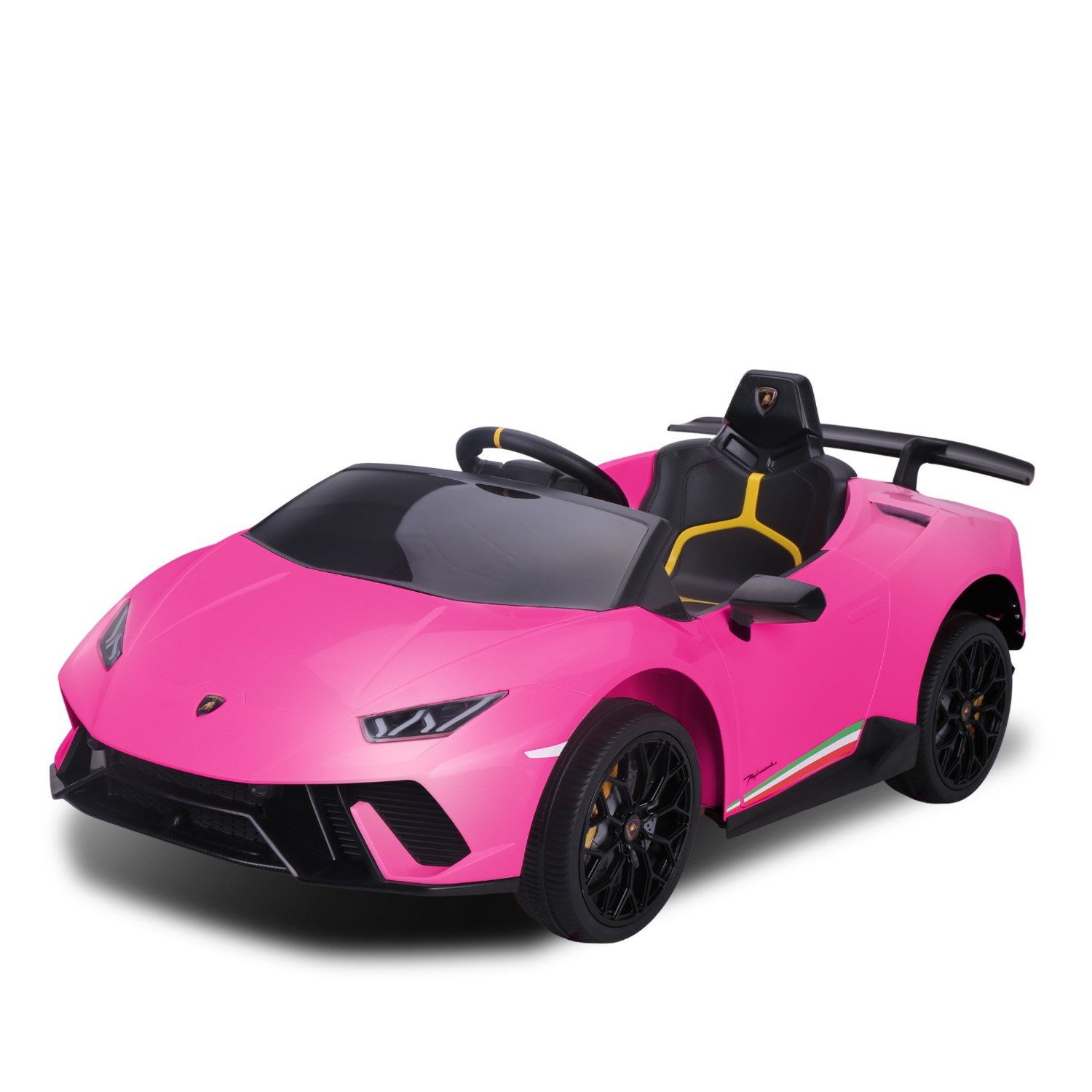 Lamborghini Performante Kids Electric Ride On Car Remote Control by Kahuna - Pink 1