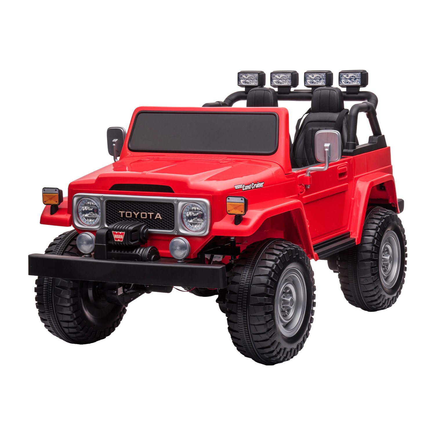 Licensed Toyota FJ-40 Electric Kids Ride On Car by Kahuna - Red 2