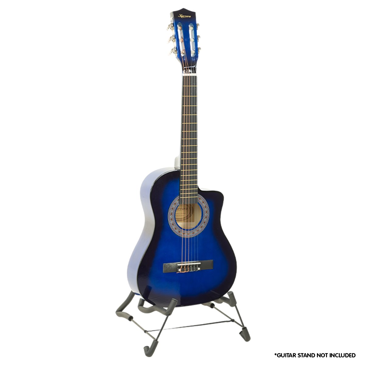 Karrera Childrens Acoustic Guitar Kids - Blue 1