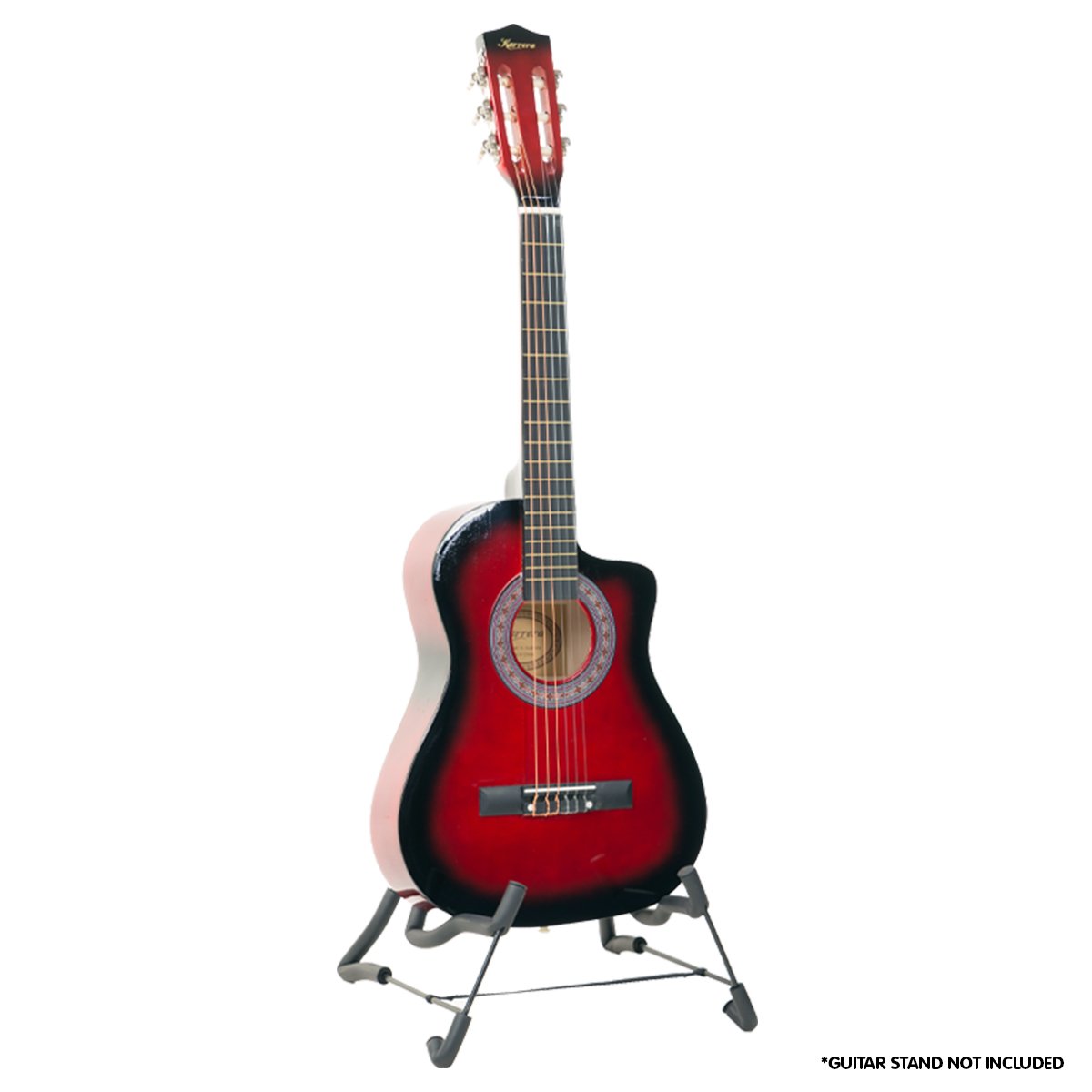 Karrera Childrens Acoustic Guitar Kids - Red 2