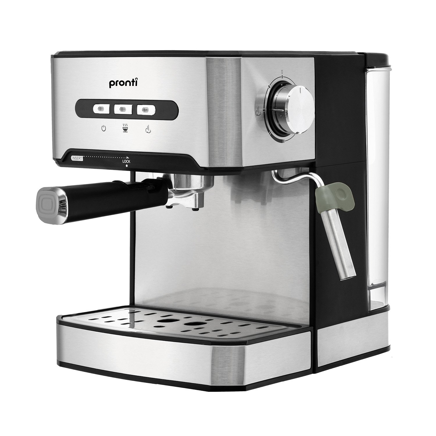 Pronti 1.6L Automatic Coffee Espresso Machine with Steam Frother 1