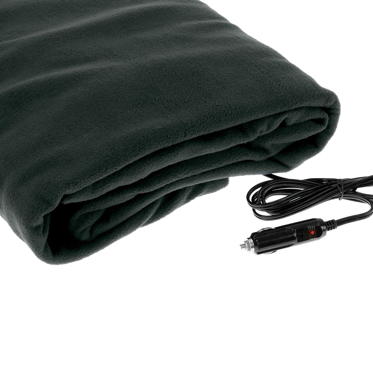 Heated Electric Car Blanket 150x110cm 12V - Black 1