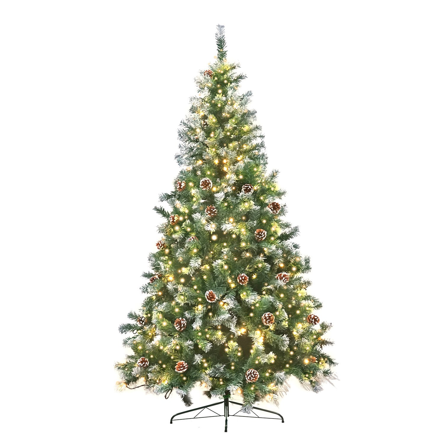 Christabelle 1.5m Pre Lit LED Christmas Tree with Pine Cones 2