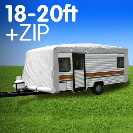 Caravan Cover with zip 18-20 ft 1