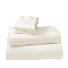Cotton microfibre 1000TC 4pc Queen sheet set - Ivory