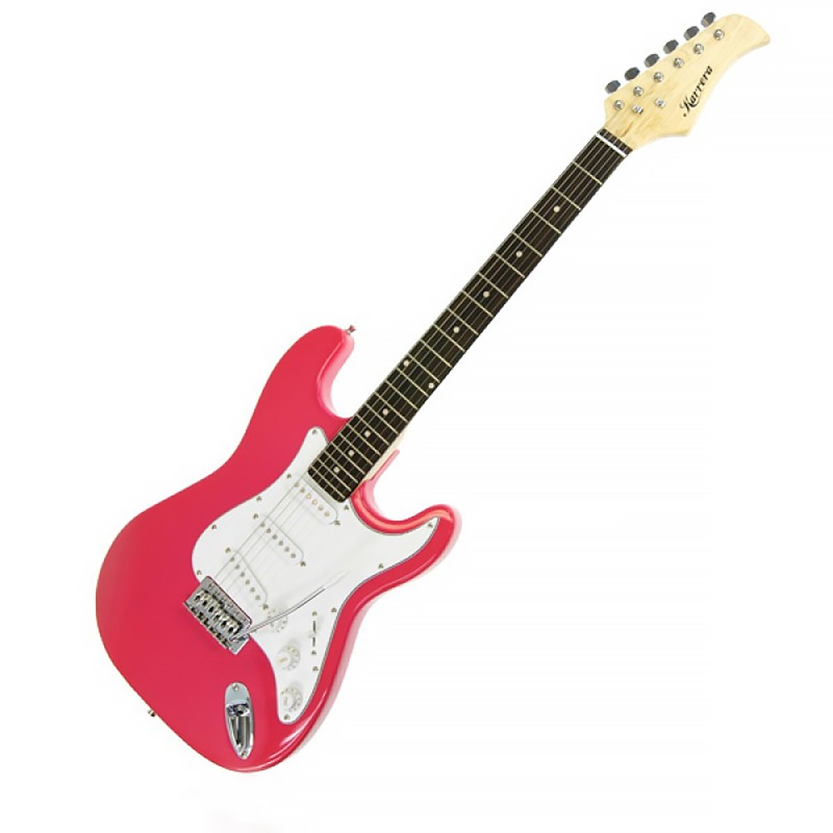 Karrera 39in Electric Guitar - Pink 1
