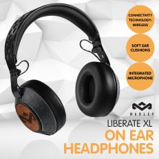 House of Marley Liberate XL On Ear Headphones- Midnight