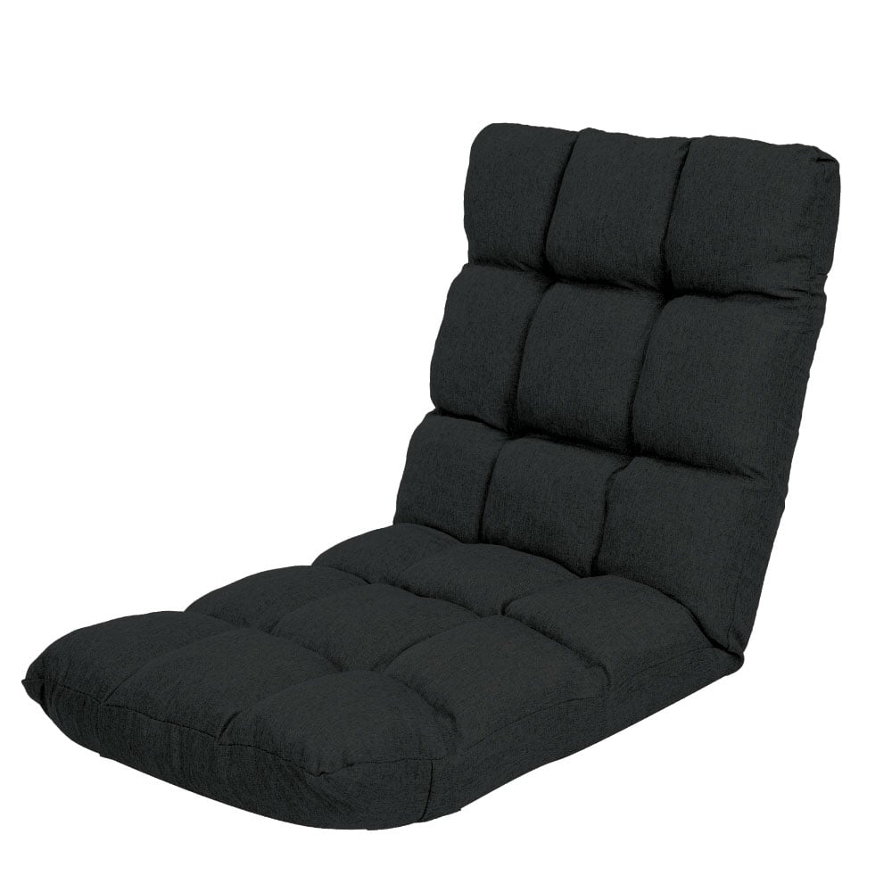 Adjustable Floor Gaming Lounge Line Chair 100 x 50 x 12cm - Black 2