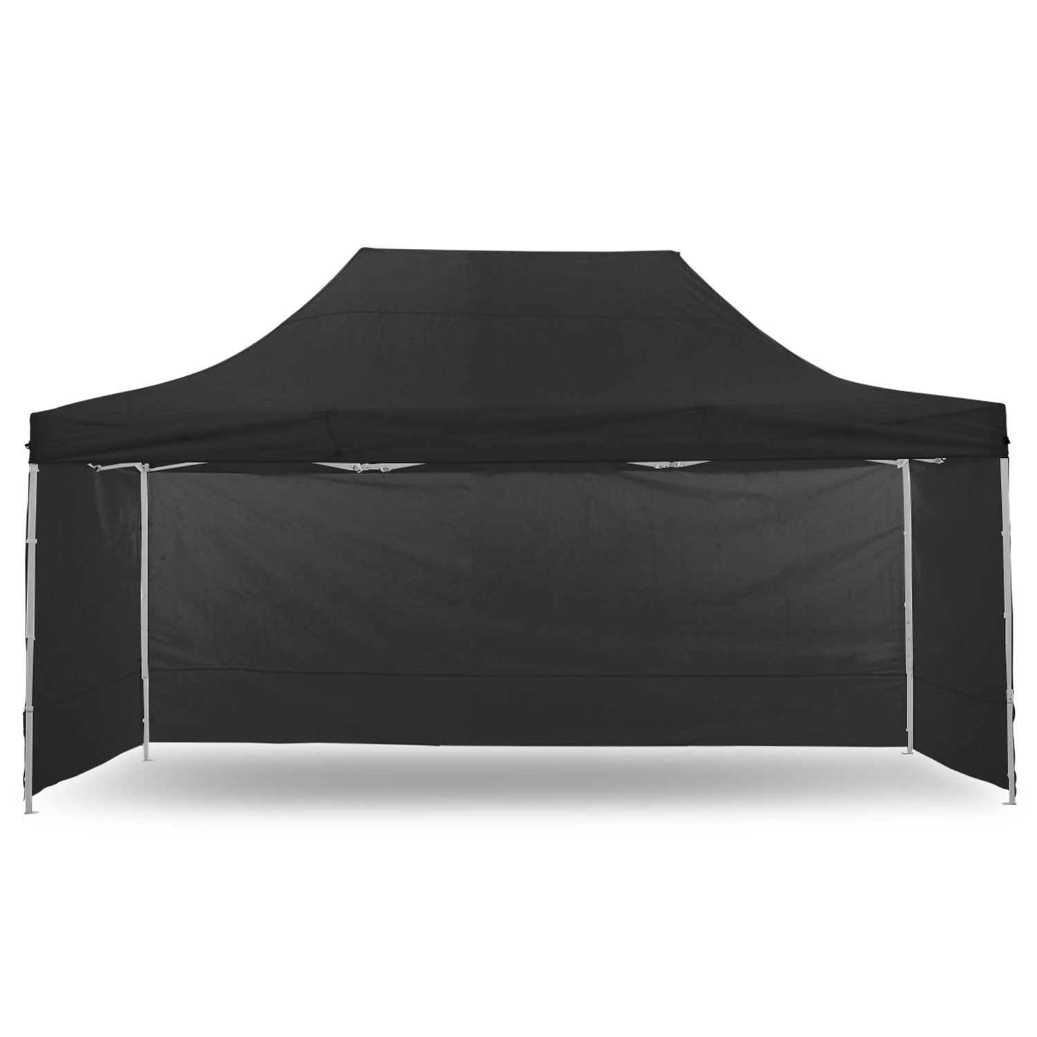 Gazebo Tent Marquee 3x4.5m PopUp Outdoor Wallaroo Black 1