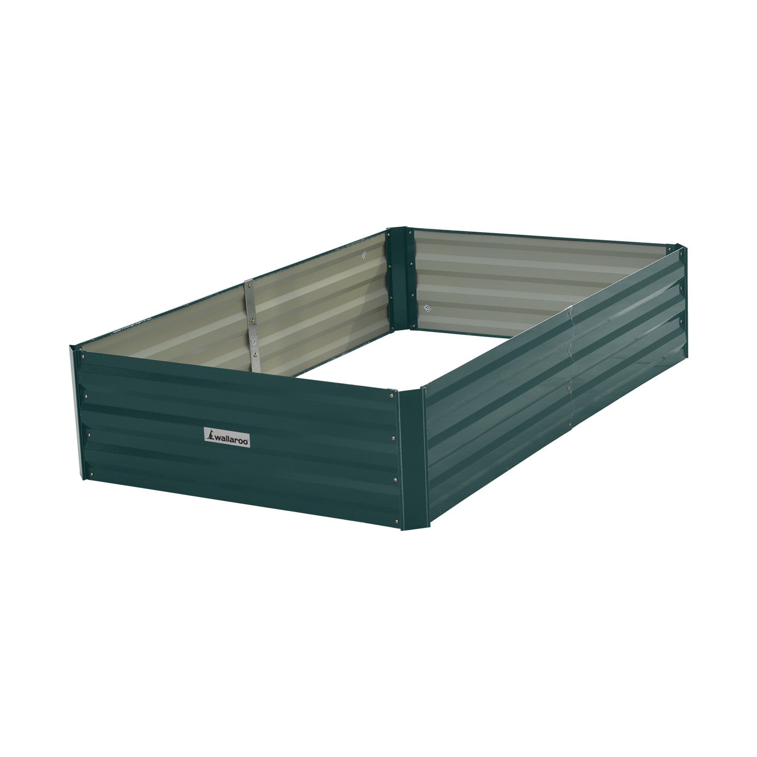 Wallaroo Garden Bed 150 x 90 x 30cm Galvanized Steel - Green 1