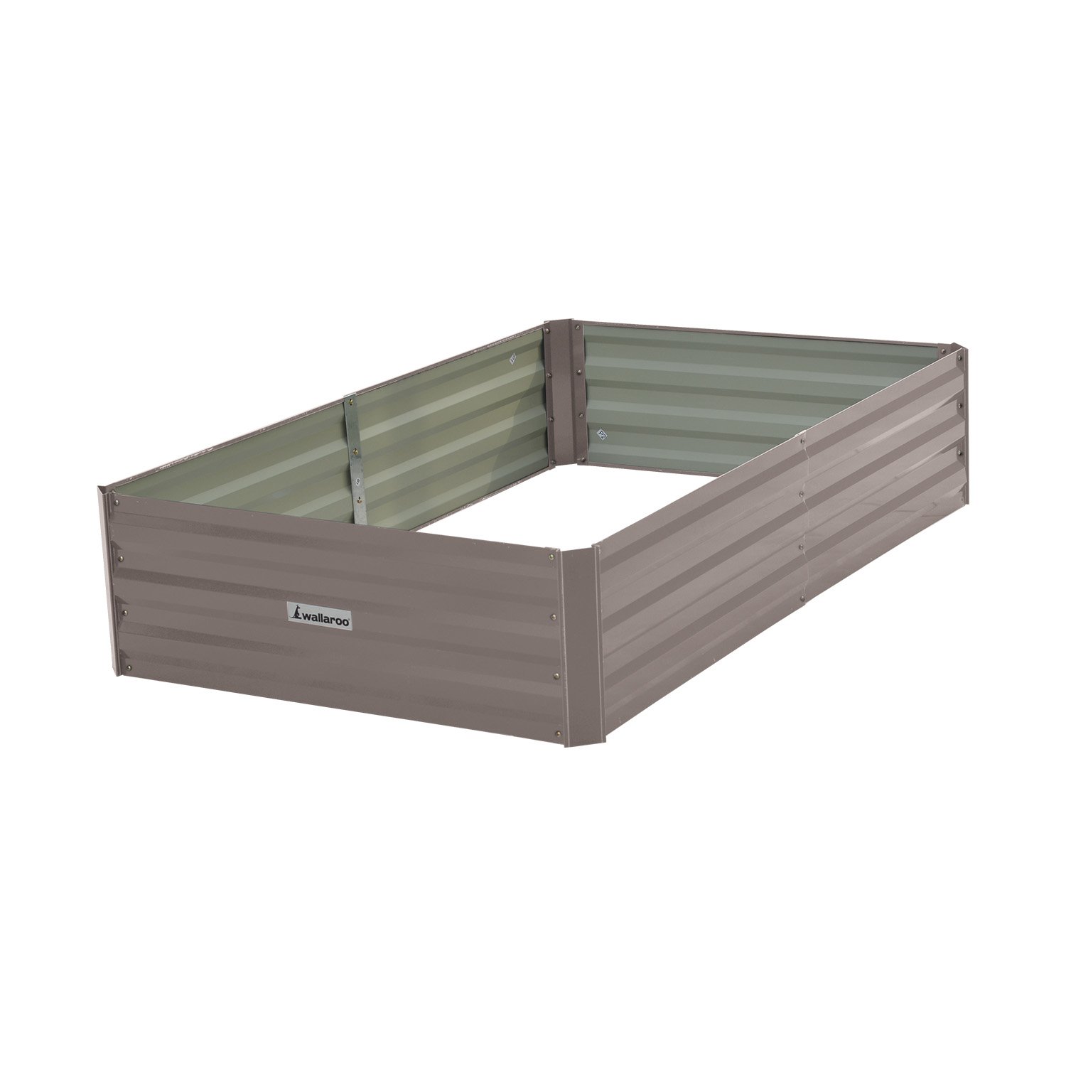Wallaroo Garden Bed 150 x 90 x 30cm Galvanized Steel - Grey 2