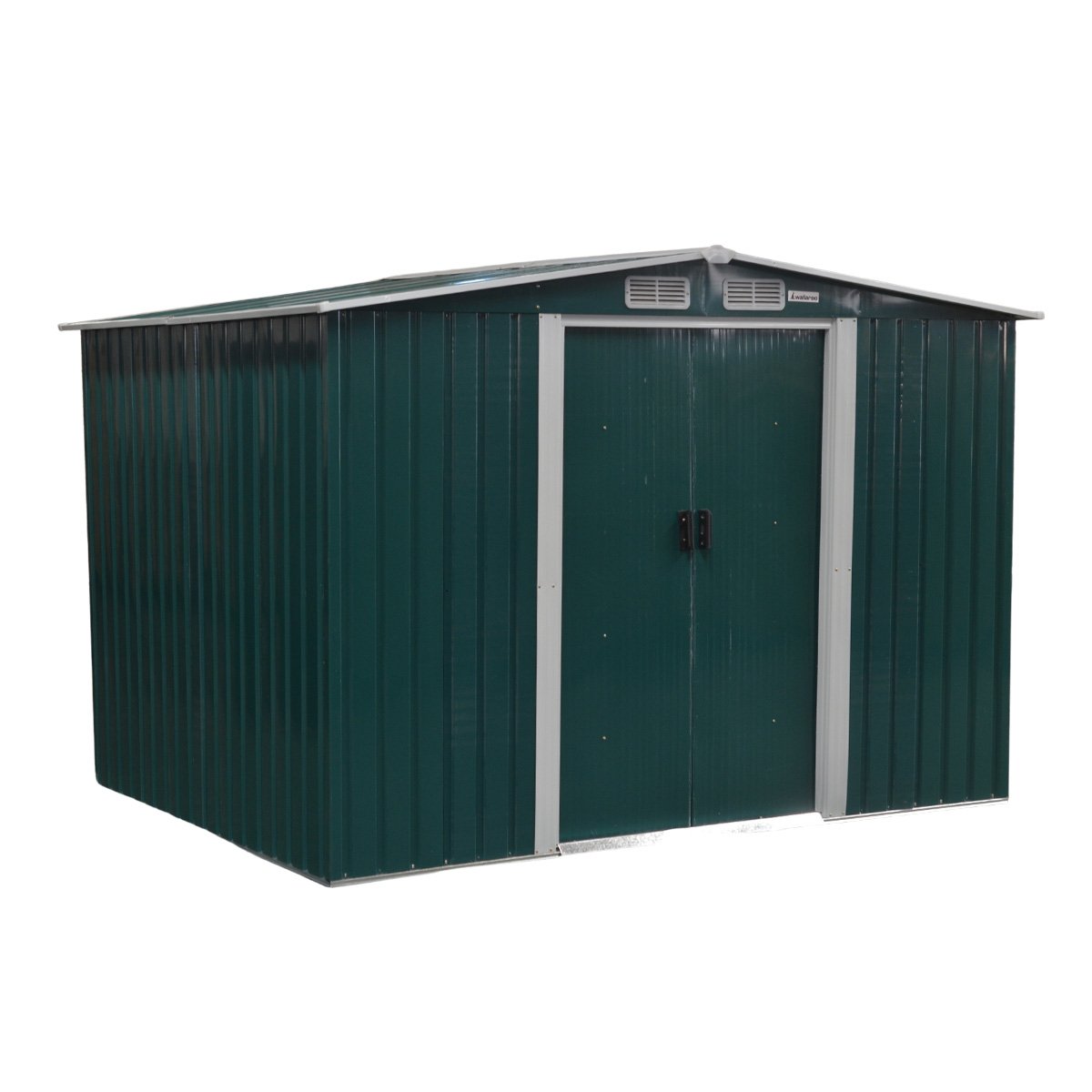 Garden Shed Spire Roof 6ft x 8ft Outdoor Storage Shelter - Green 2