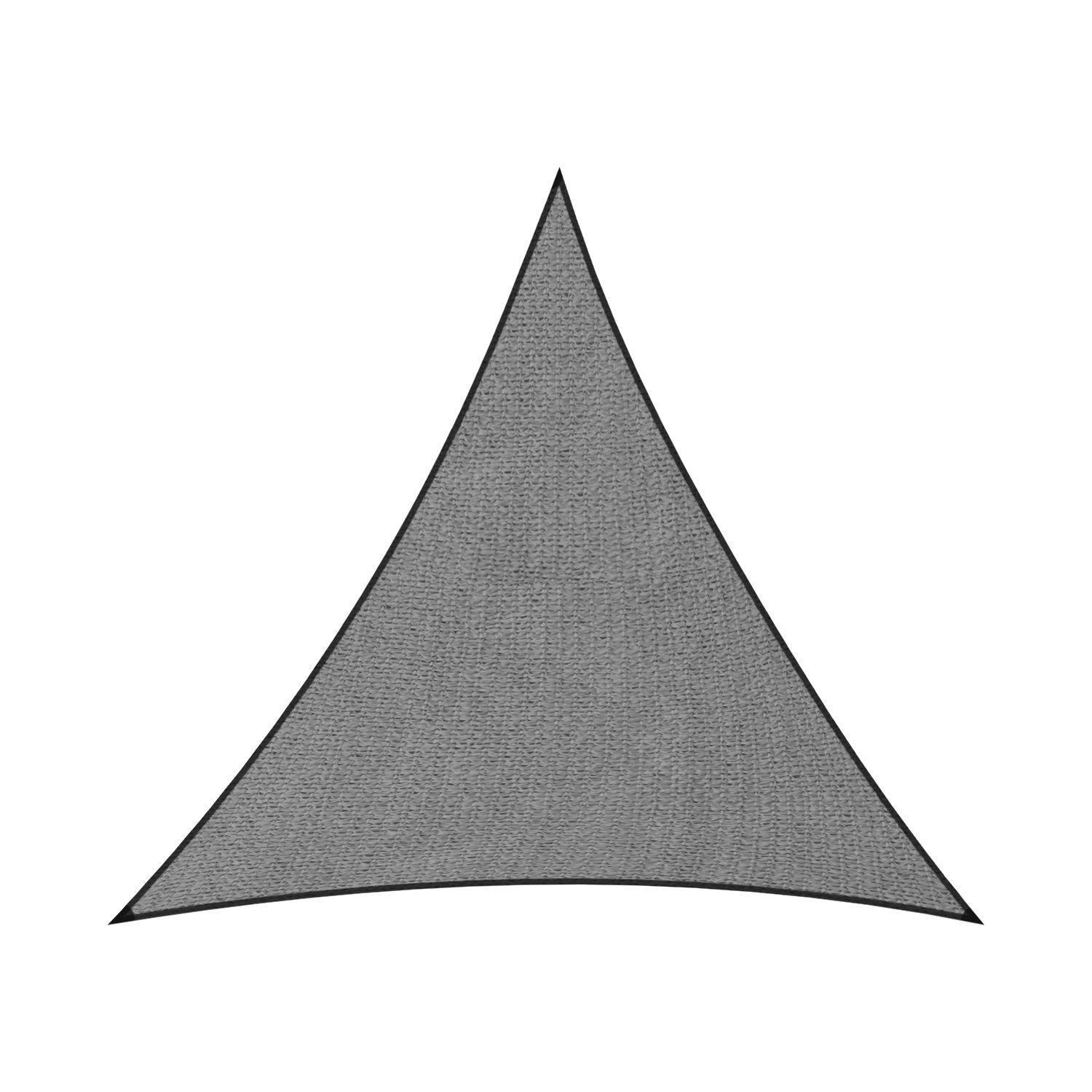 Wallaroo Outdoor Sun Shade Sail Canopy Grey Triangle 5 x 5 x 5M 1