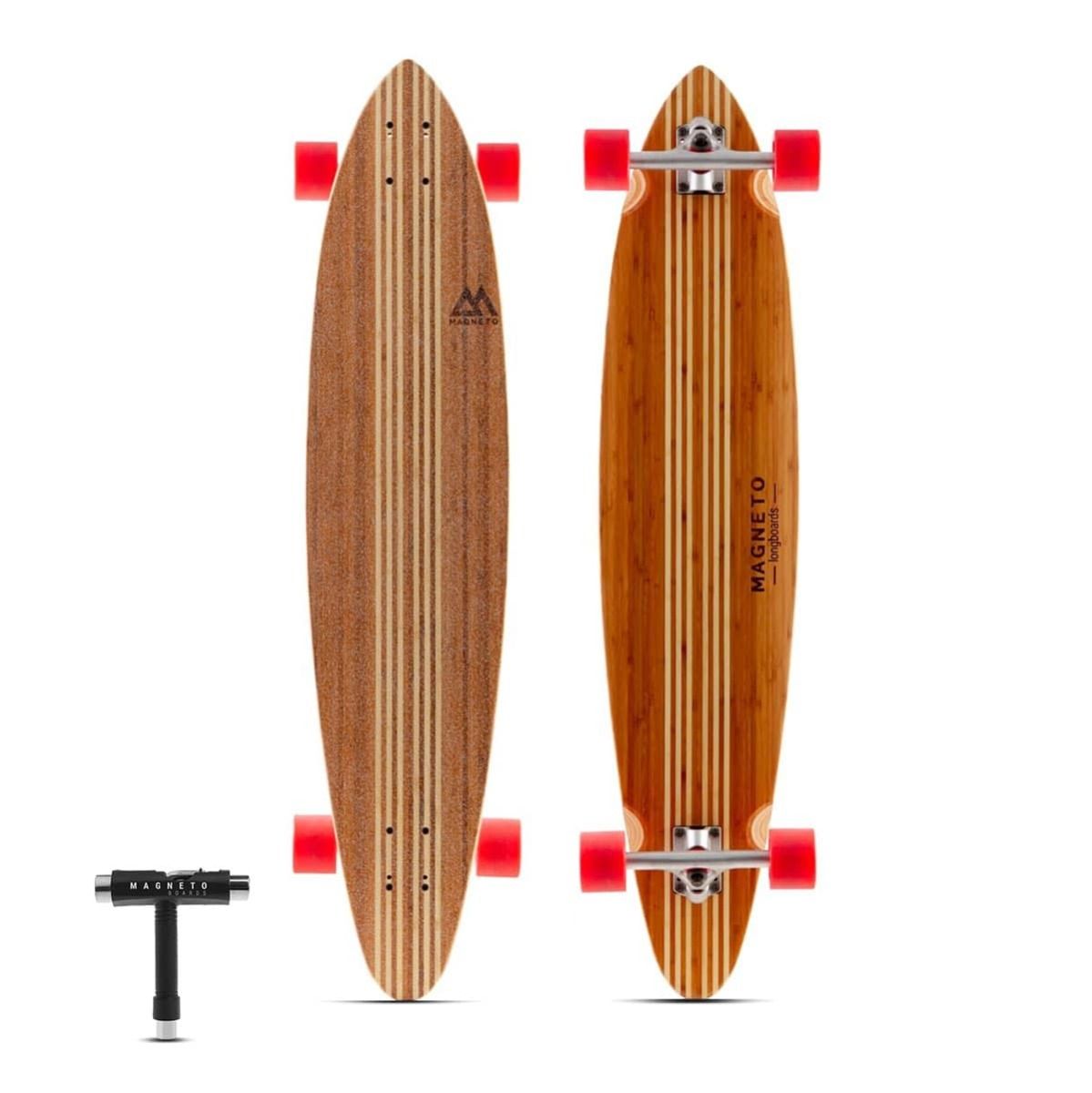 Magneto 42 Hana Pintail Longboard Skateboard 2