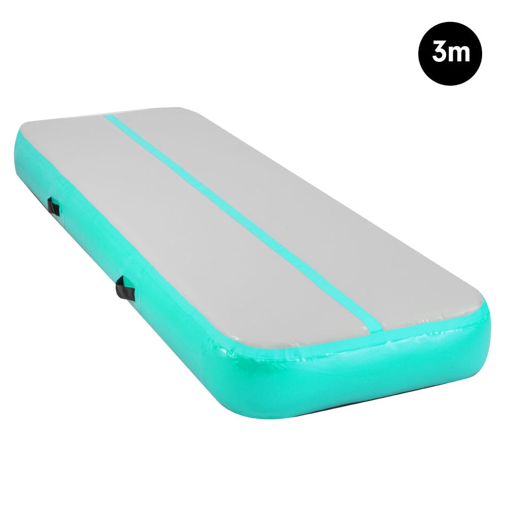 3m x 1m Air Track Inflatable Gymnastics Tumbling Mat - Green 1 3m x 1m Air Track Inflatable Gymnastics Tumbling Mat - Green