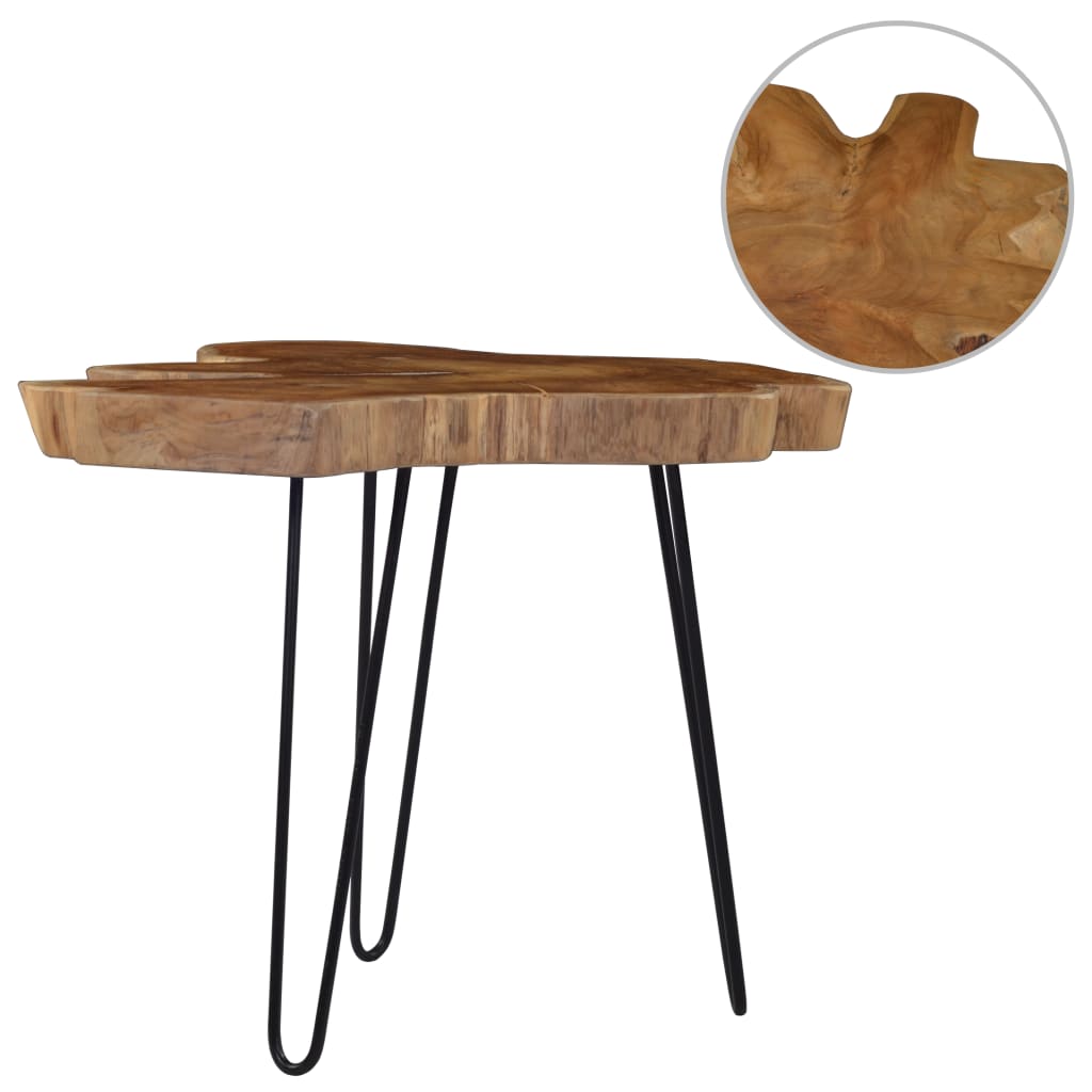 Coffee Table (60-70)x45 Cm Teak Wood 1