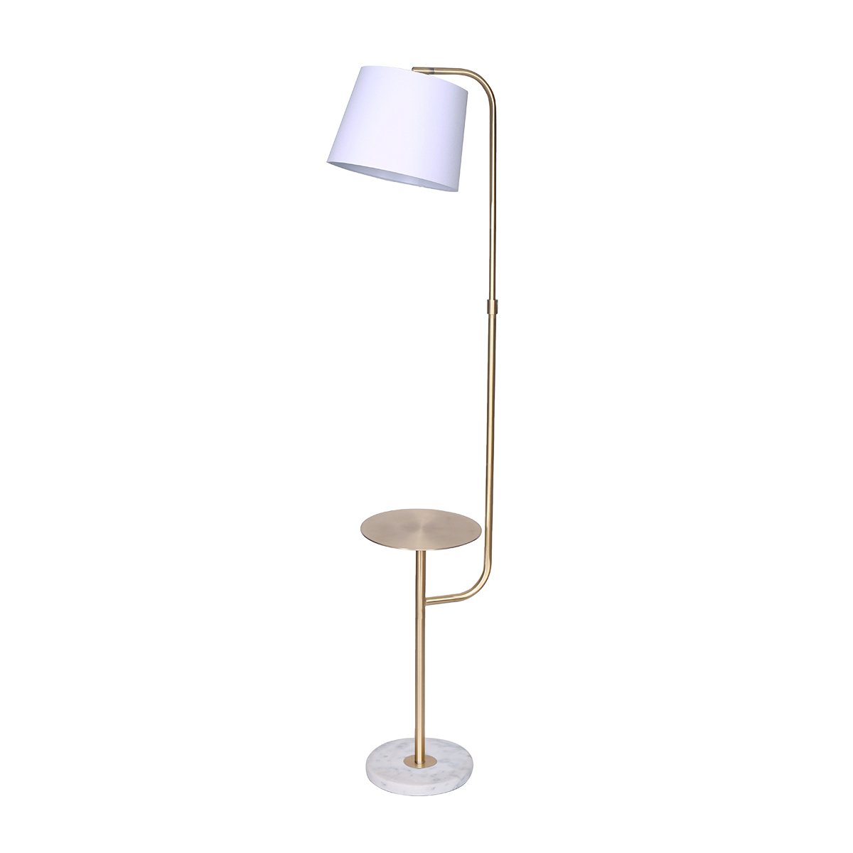 Sarantino Floor Lamp with Metal End Table 1
